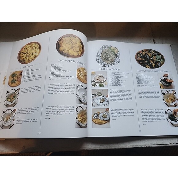 Step By Step Indian Cooking by Linda Fraser  1990 HCDJ Illustrated - Picture 15 of 16